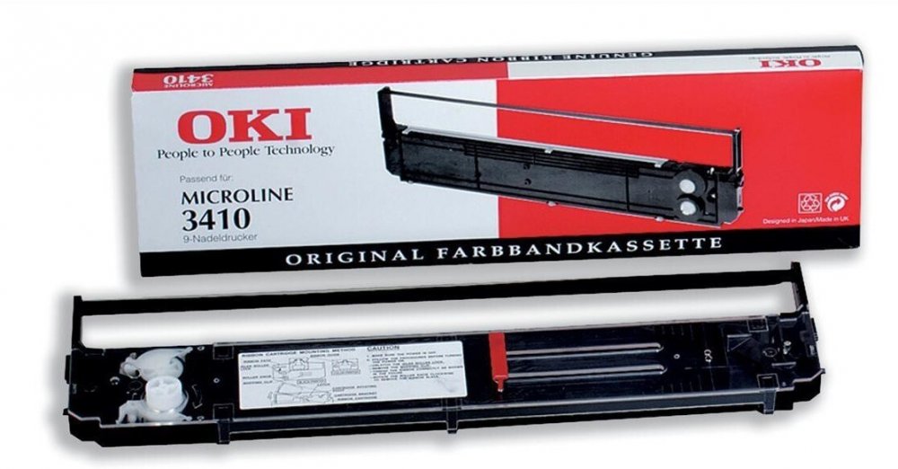Kaseta Oki 9002308, 10 mln znaków, black (czarny)