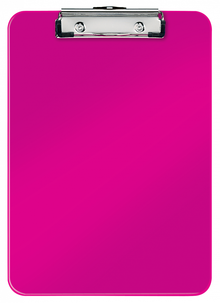 Clipboard Leitz Wow, A4, różowy