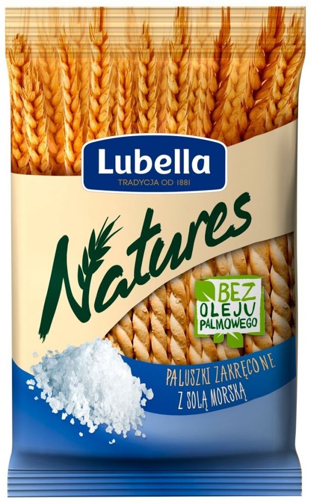 Paluszki Lubella Natures, z solą morską, 70g