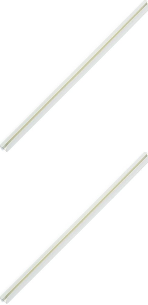2x Listwa wsuwana Durable, 12mm, do 100 kartek, 1 sztuka, biały