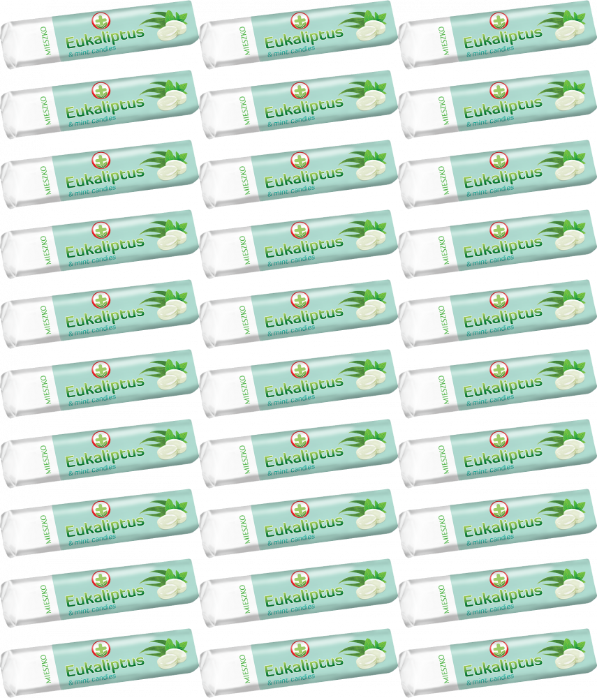 48x Dropsy Mieszko Eukaliptus, 32g