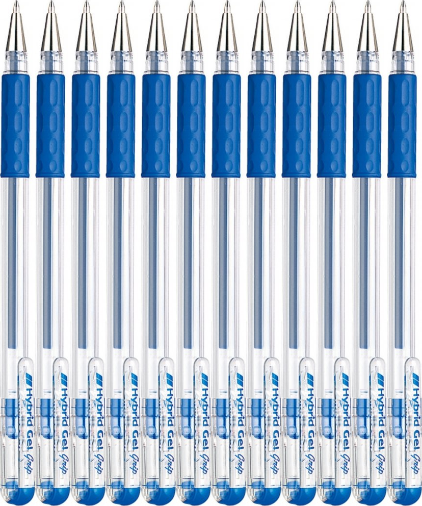 12x Długopis żelowy Pentel, K116, 0.6mm, niebieski