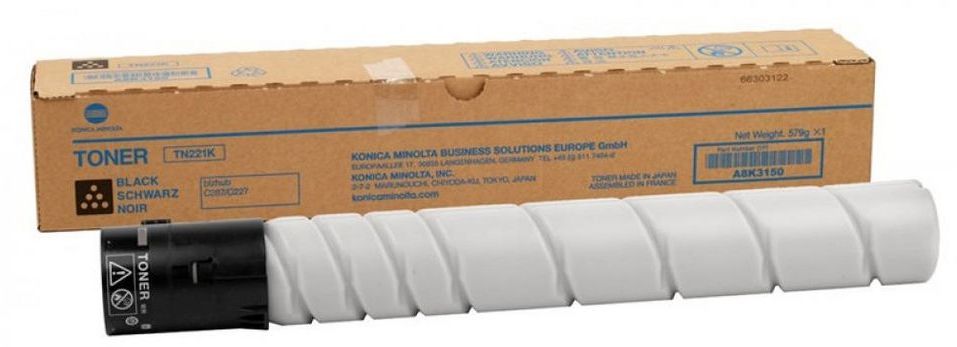 Toner Konica Minolta A8K3150 (TN-221K), 24000 stron, black (czarny)