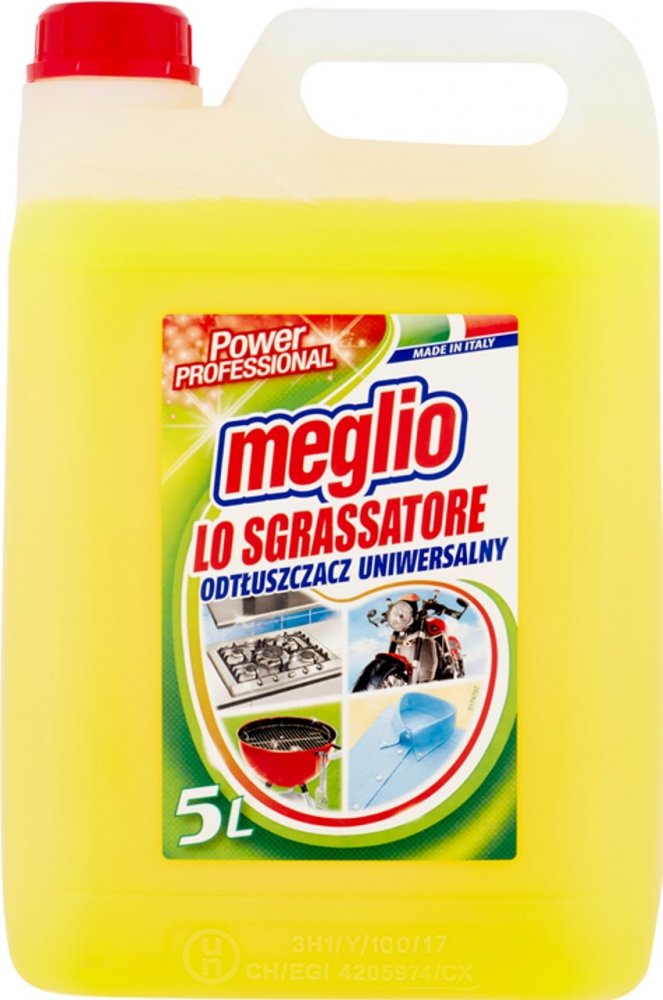 Płyn odtłuszczający Meglio, cytrynowy, 5l