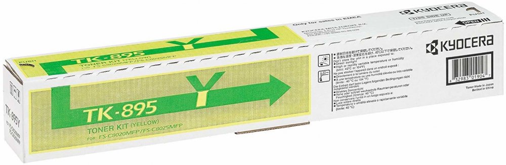 Toner Kyocera TK-895 (1T02K0ANL0), 6000 stron, yellow (żółty)