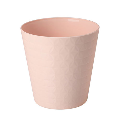 1 buc, Mască de ghiveci pentru orhidee Diamond Petit, roz pudrat, 13 cm - : Mod de ambalare: 1 buc