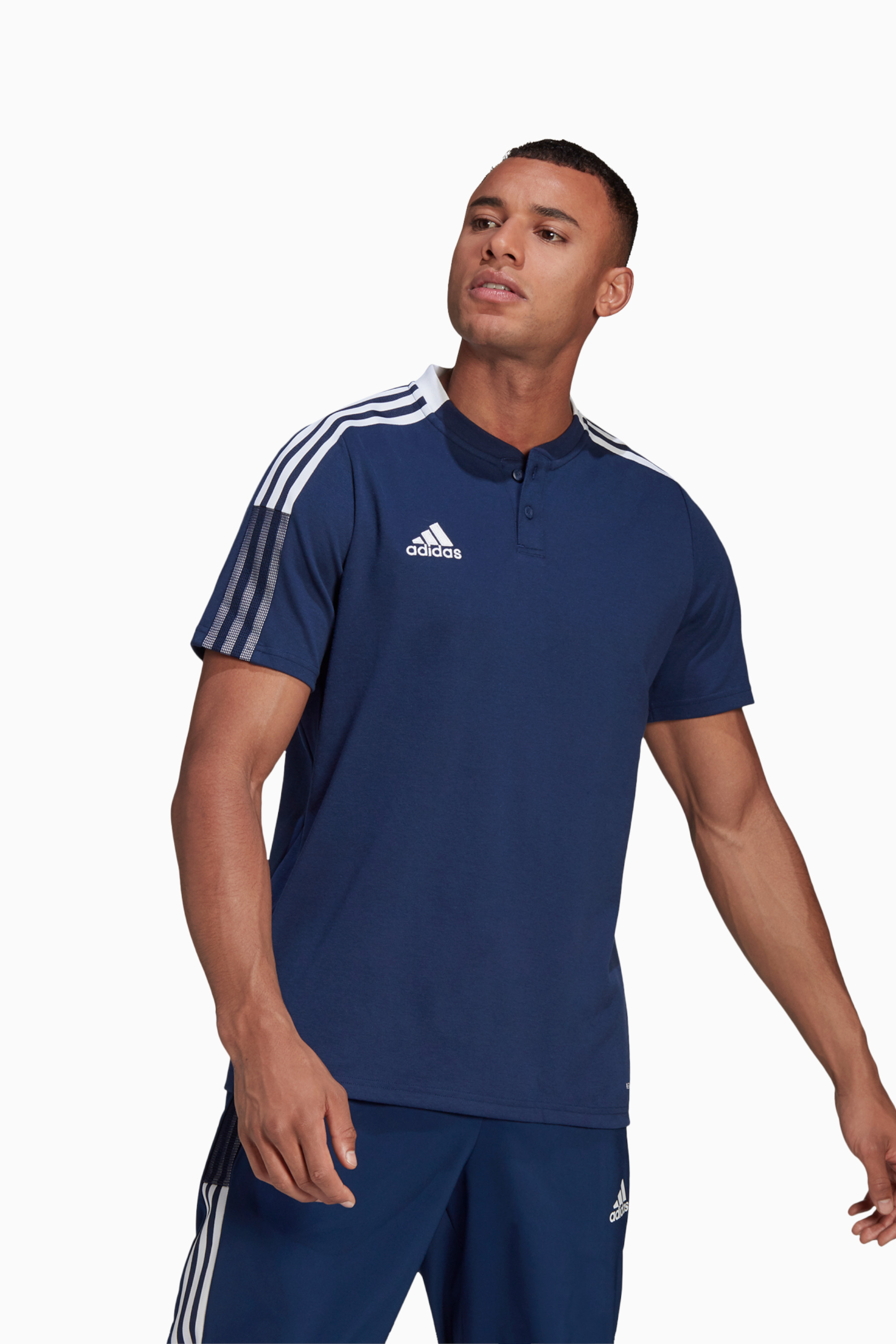 Koszulka adidas Tiro 21 Polo - Niebieski