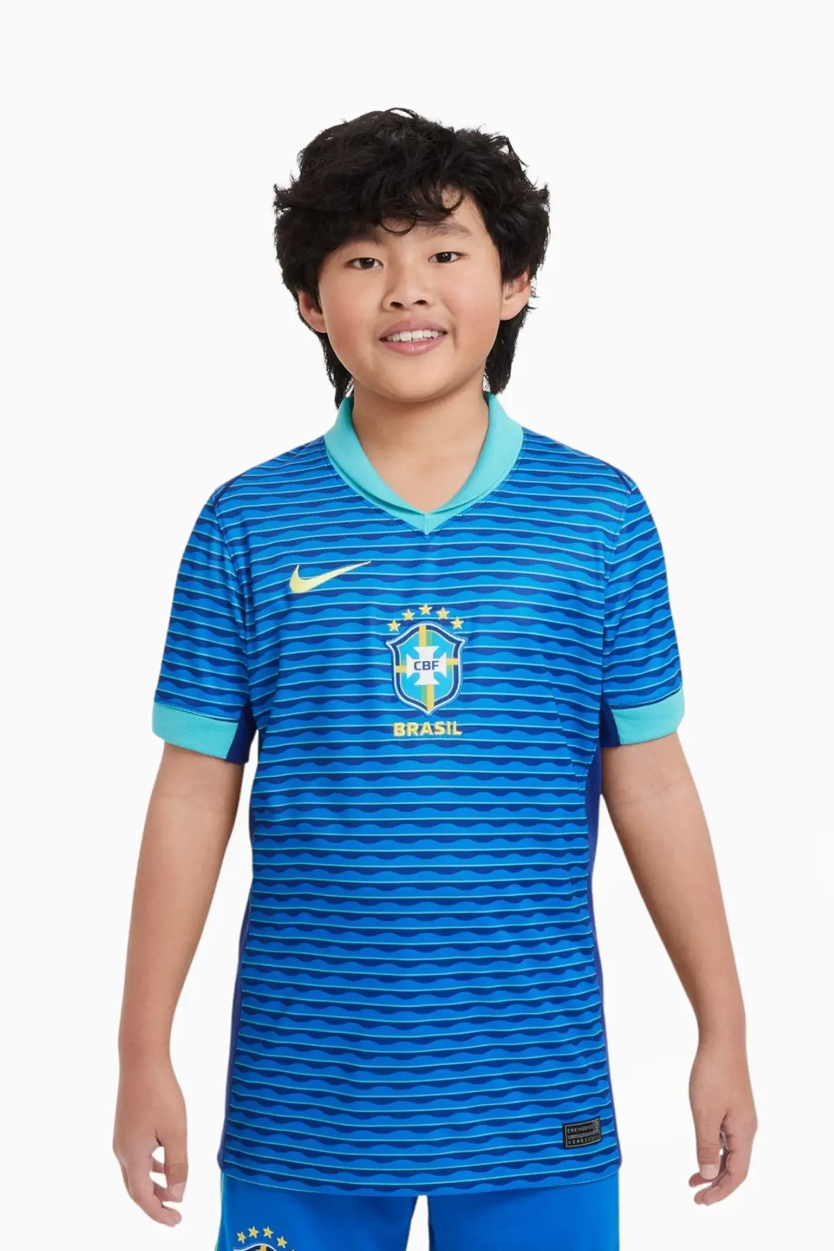 Koszulka Reprezentacji Brazylii Nike 2024 Wyjazdowa Stadium Junior - Niebieski