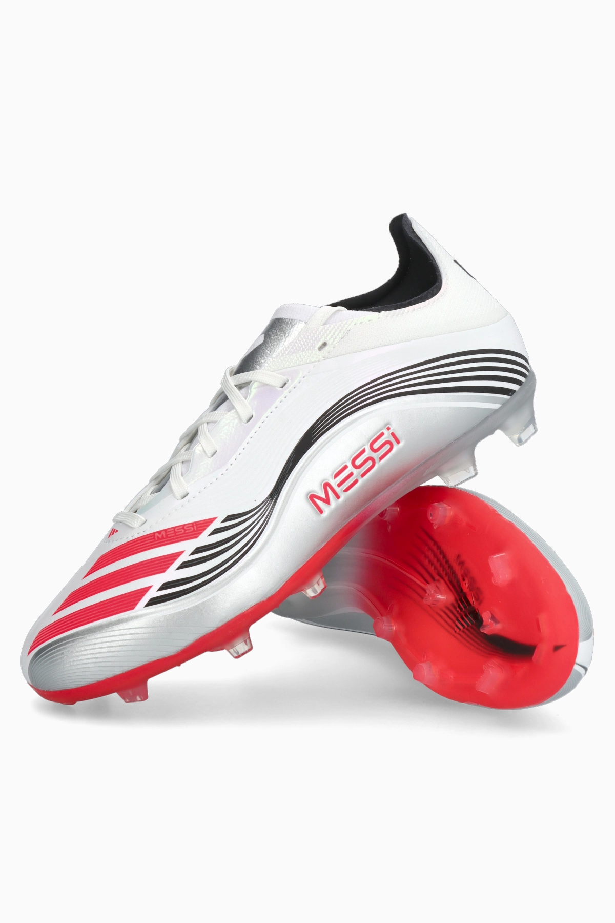 Korki adidas F50 Elite Messi FG Junior - Srebrny
