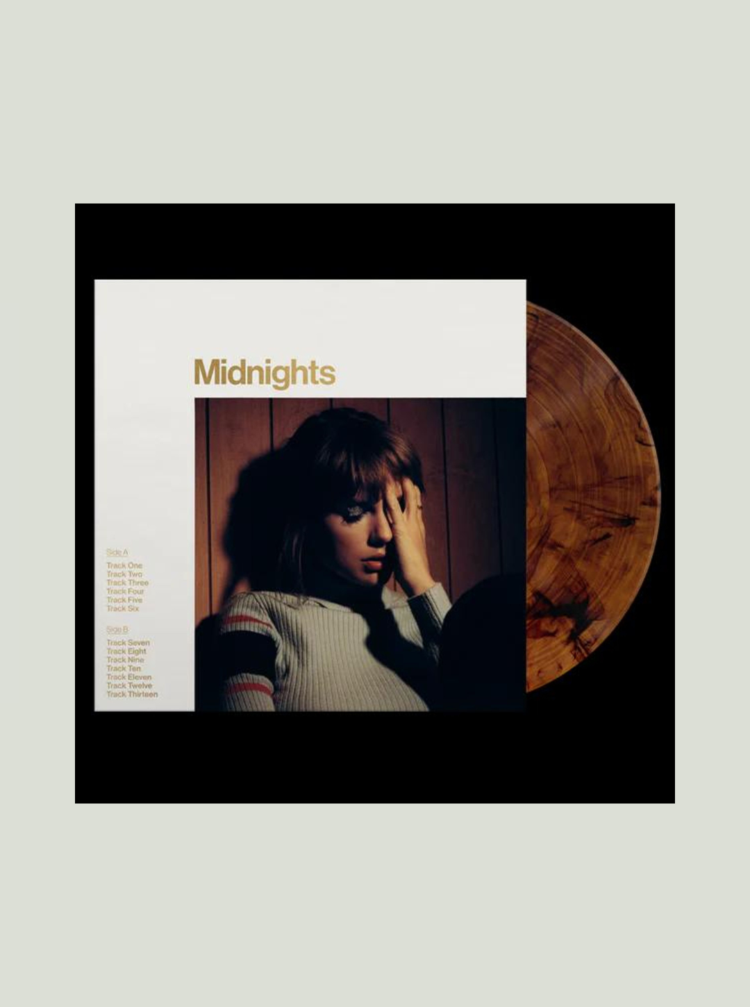 Płyta winylowa Taylor Swift - Midnights (Limited Special Edition) (Mahogany Marbled Vinyl)