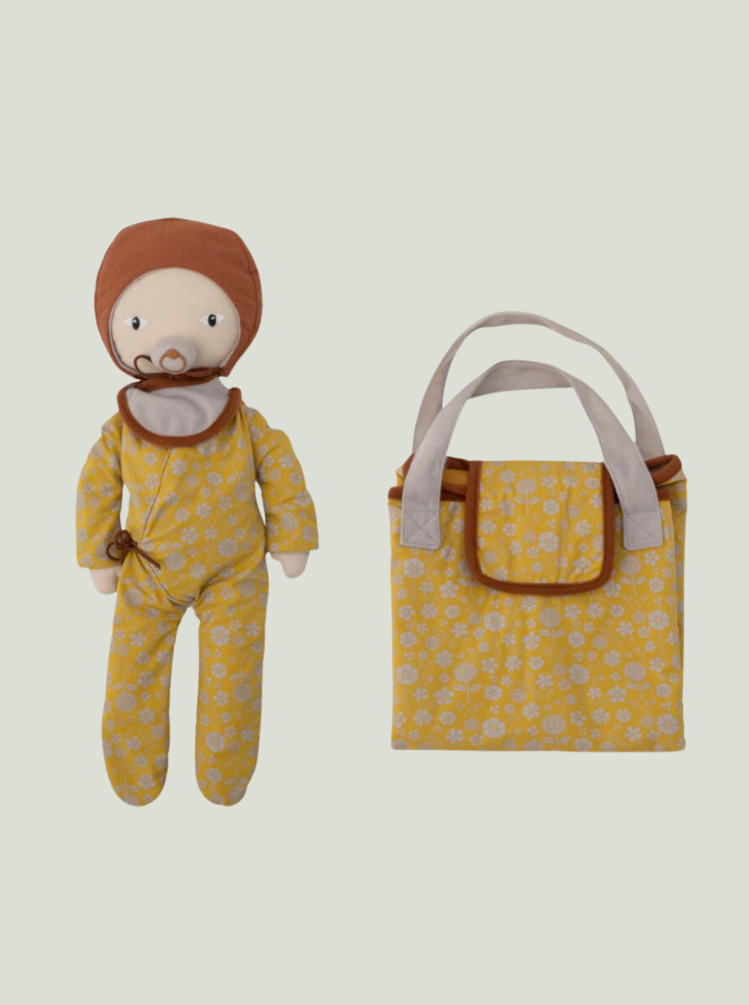 Lalka Nalle, brązowa, bawełniana Bloomingville MINI
