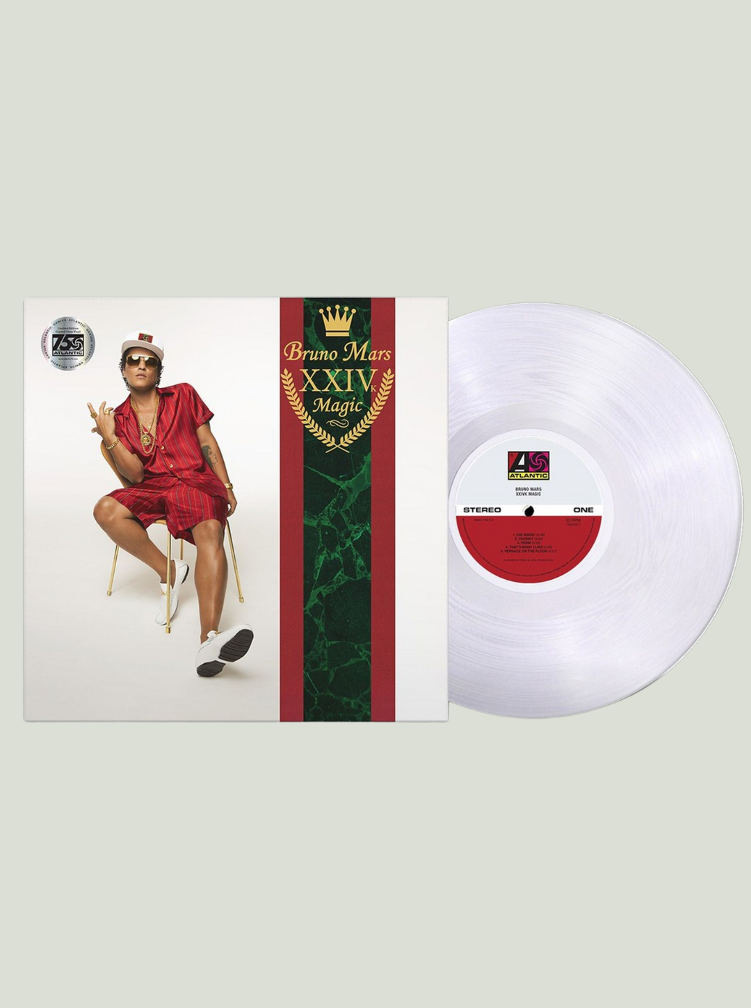 Płyta winylowa Bruno Mars - 24K Magic (Limited Edition) (Crystal Clear Vinyl)