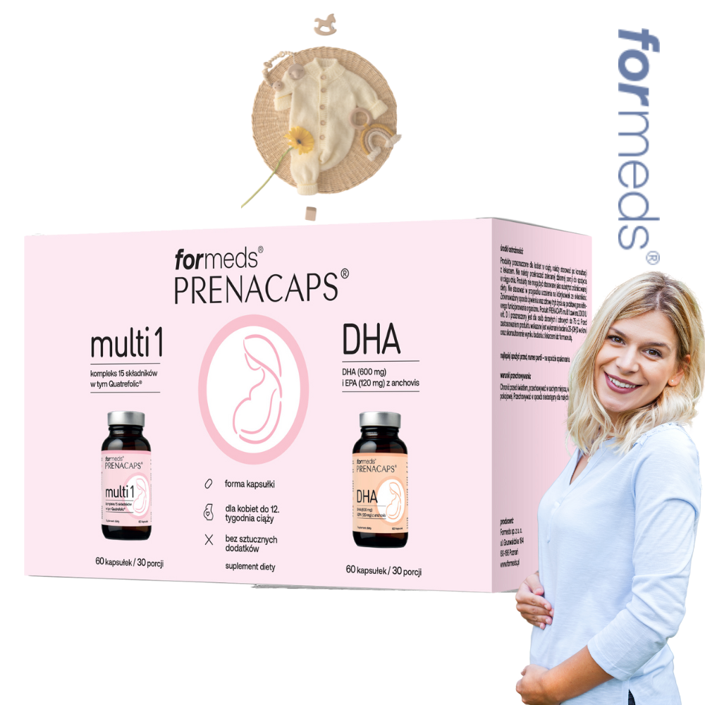 PRENACAPS MULTI 1 + DHA 60+60kaps. Formeds