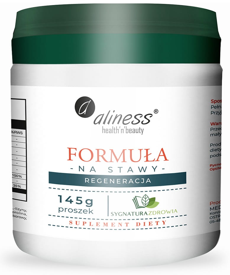 Formuła na stawy regeneracja proszek 145g Aliness