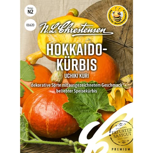 1 szt, Hokkaidokürbis Uchiki Kuri - Samen: Ilość w opakowaniu: 1 Stück