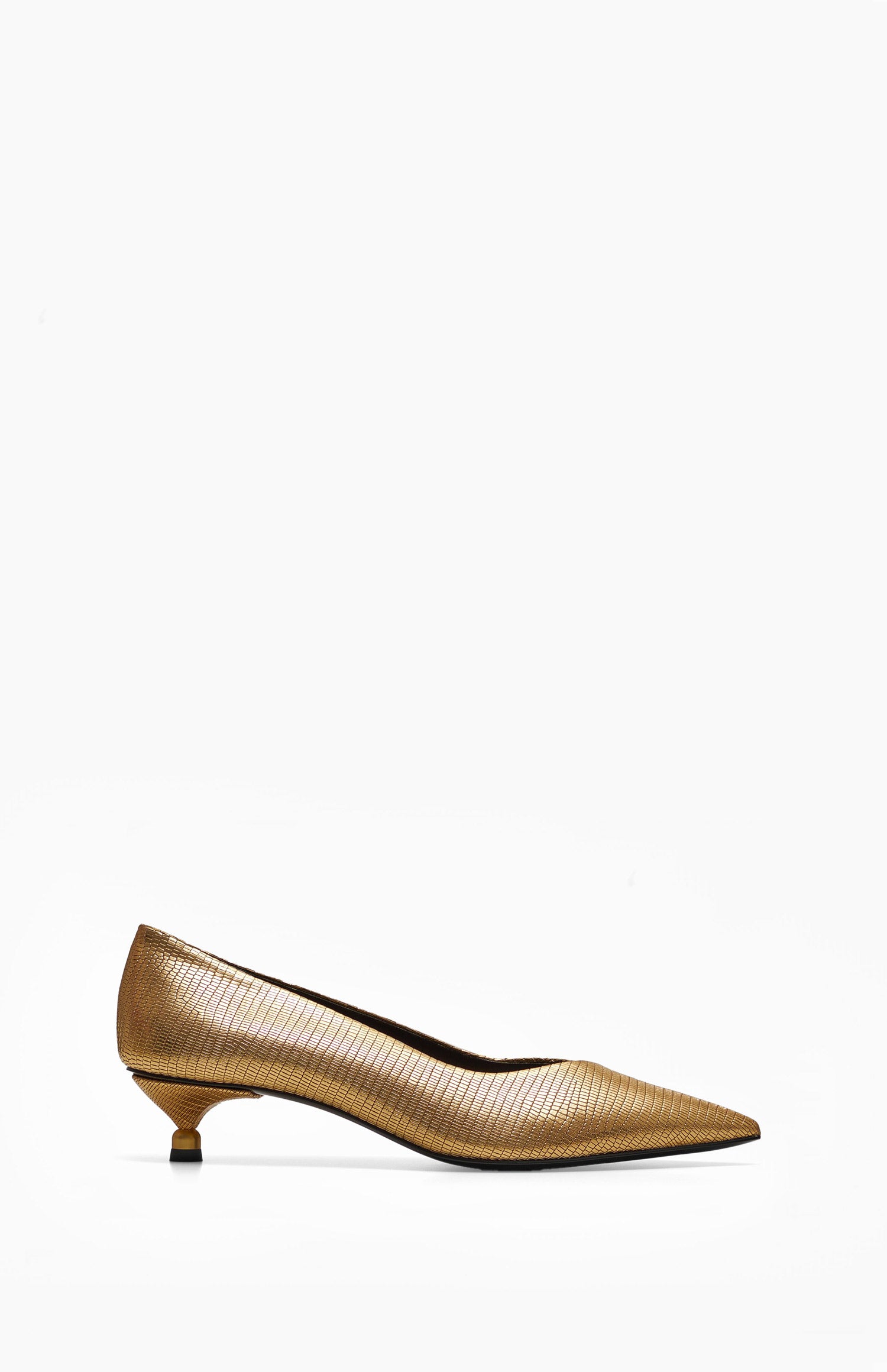 Eleganckie czółenka DIANA DARK GOLD 37 - Vanda Novak