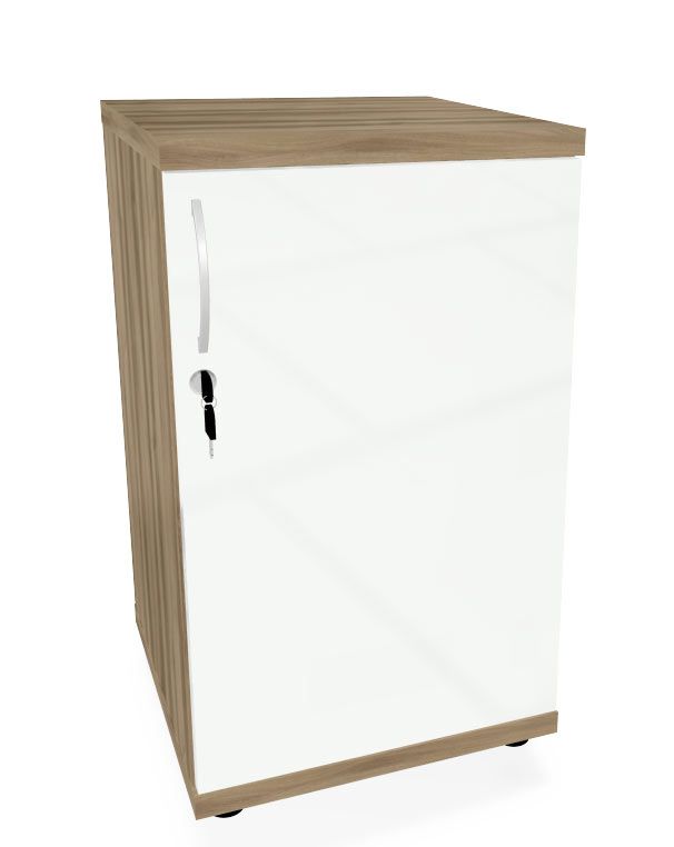 HEBE BP114 szafka dostawna do biurka 43,2x45x74h (Kolor korpusu: Wiśnia Havana)