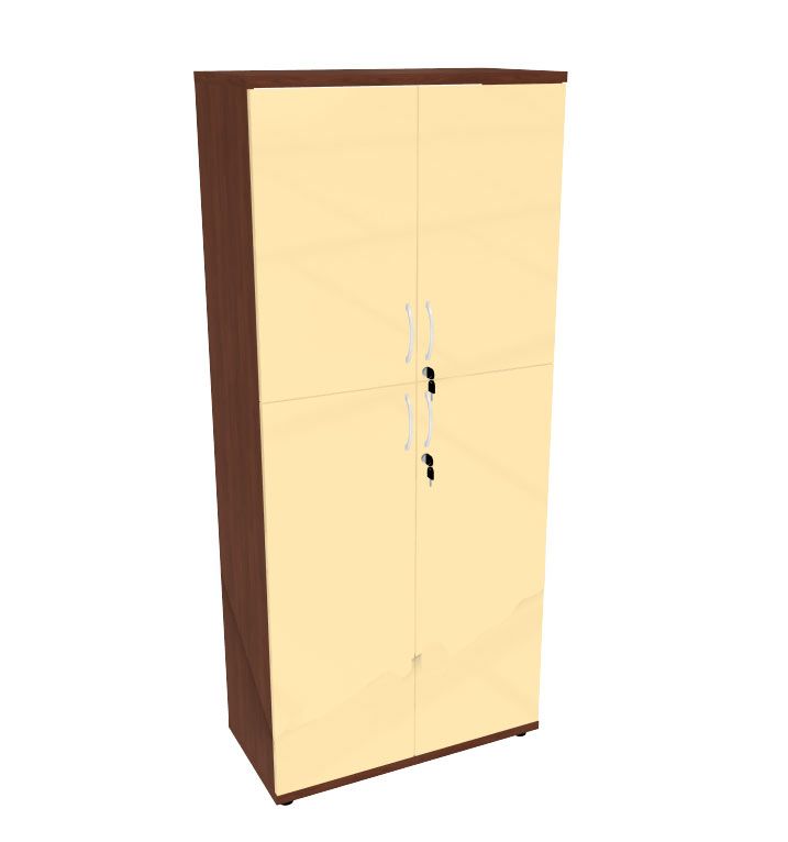 HEBE TS502 szafa podwójna 80,2x40x184,1h (Kolor korpusu: Orzech Saleve)