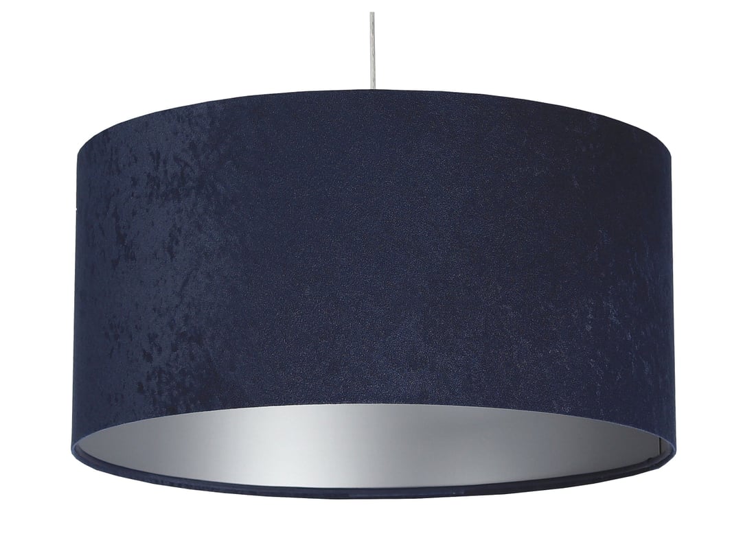 Lampa wisząca HOME 40 granatowa/srebrna