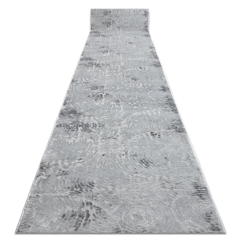 Chodnik Strukturalny MEFE 8725 dwa poziomy runa szary 120 cm 120x320 cm