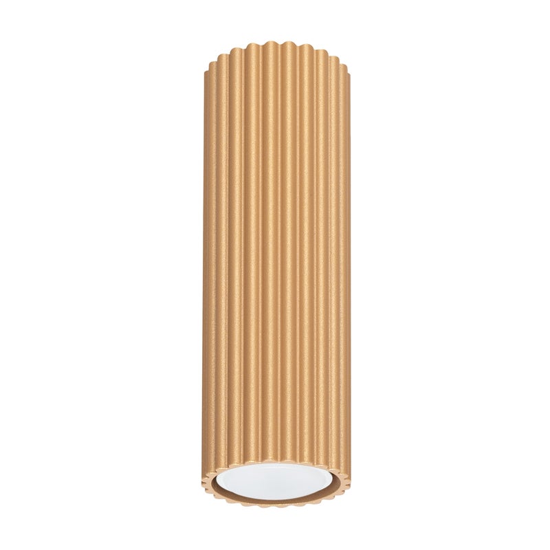 Plafon KARBON 20 złoty, minimalistyczny - 6.5x6.5x20cm Sollux
