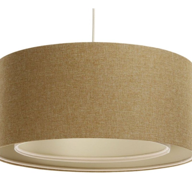 Lampa wisząca ERUTAN DOUBLE 40 żółta