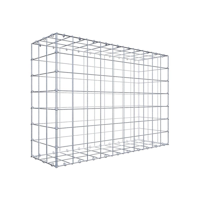 Gabion 100 cm x 70 cm x 30 cm (dł. x wys. x gł.), rozmiar oczka 10 cm x 10 cm, pierścień typu C