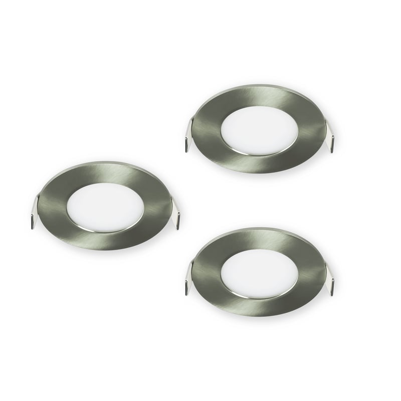 INSPIRE - Zestaw 18 Reflektorów Wpuszczanych EXTRAFLAT XS Ø8,5 cm - LED 580 lm - Ściemnianie 50/100% - 2700K/4000K - Szary