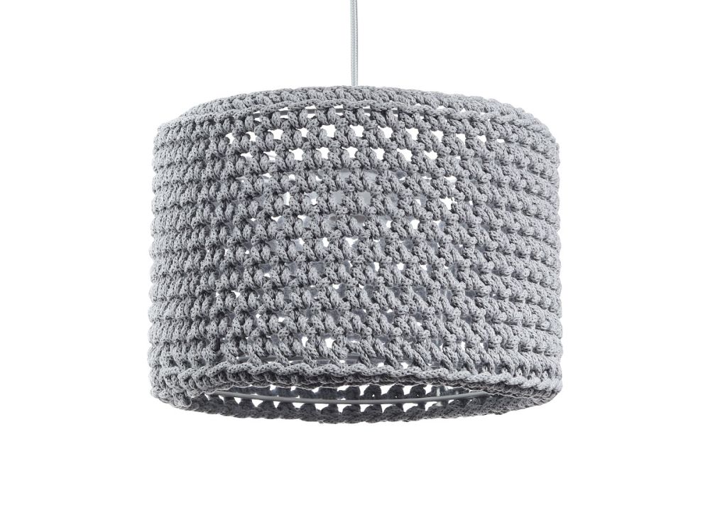 Lampa wisząca COTTON 25 szara