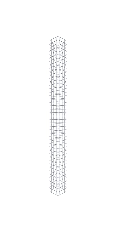 Kolumna gabionowa 27 x 27 cm MW 5 x 5 cm kwadratowa - Wysokość: 2,20 m