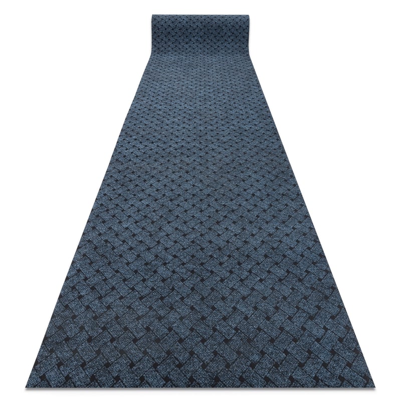 Wycieraczka antypoślizgowa 100 cm VECTRA 800 zewnętrzna, wewnętrzna, na gumie - niebieski 100x270 cm