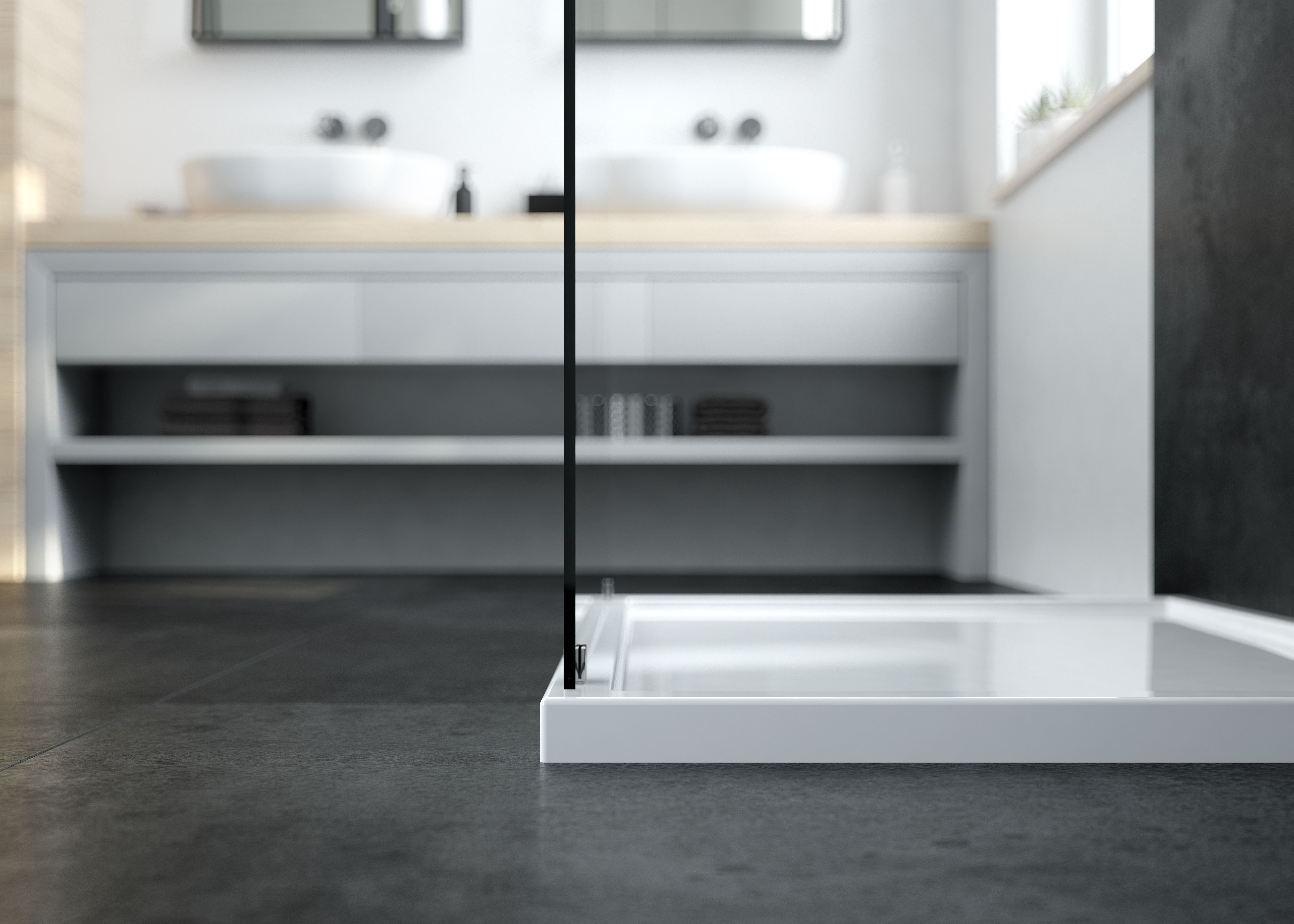 Oltens Superior brodzik prostokątny 100x80 cm biały 15002000 - Wysyłka w 24h