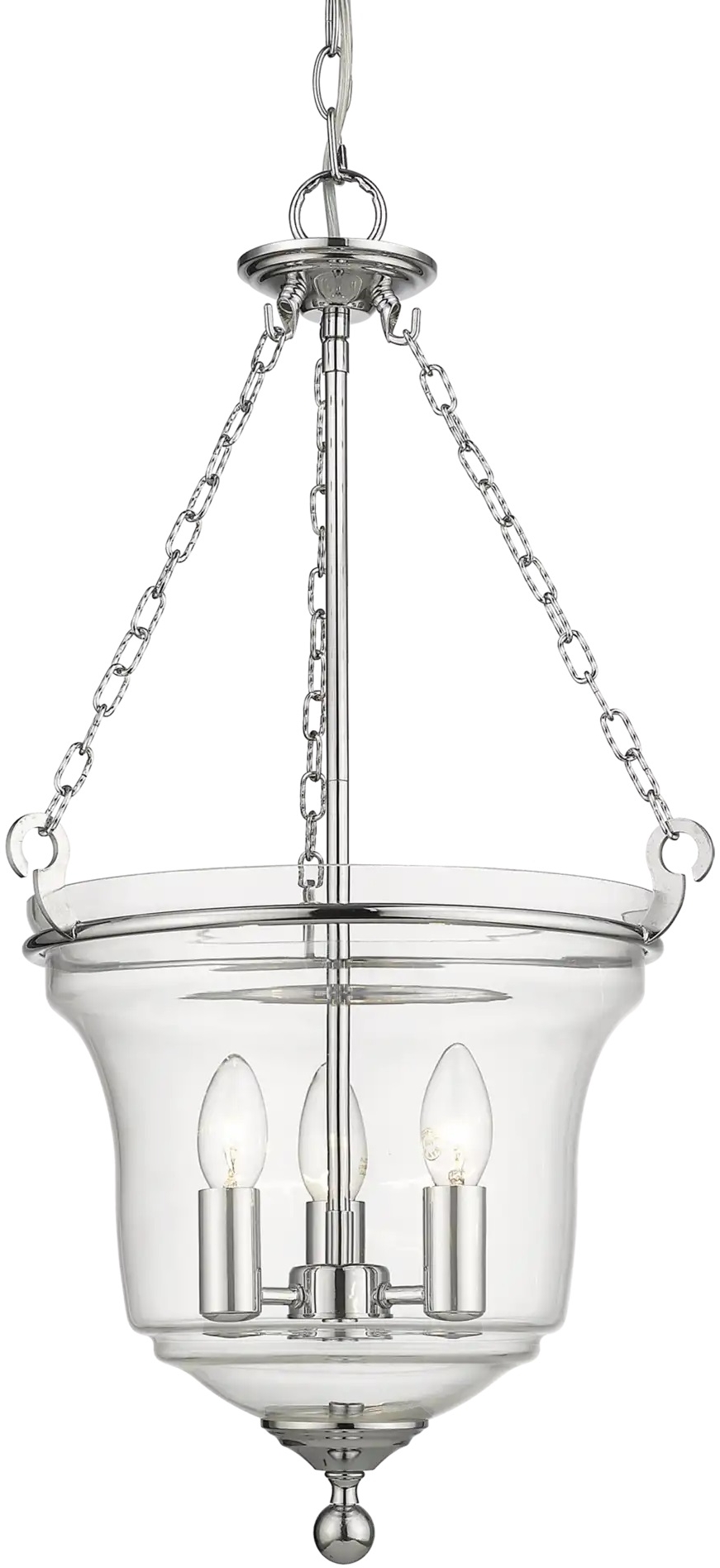 CosmoLight Prague lampa wisząca 3x40W chrom P03950CH