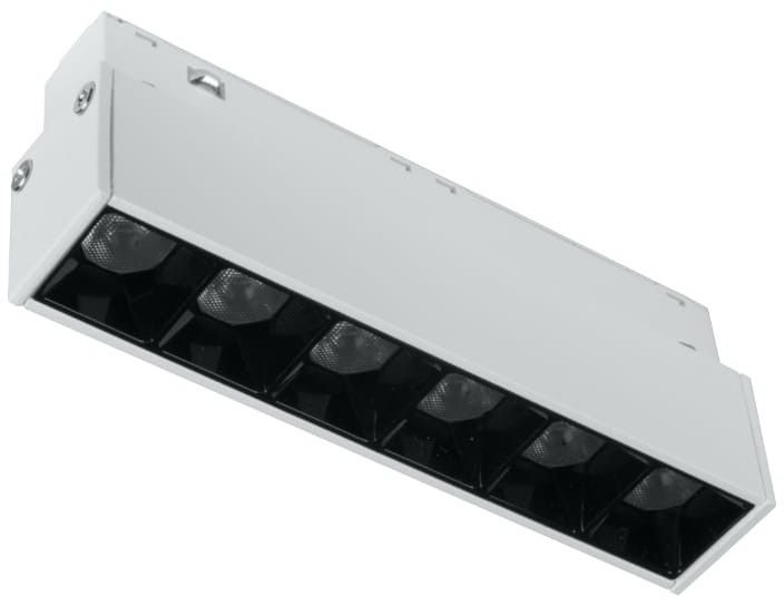 DPM M-Line lampa do szynoprzewodów 6x1 W biały MTL-SPL-6W-W