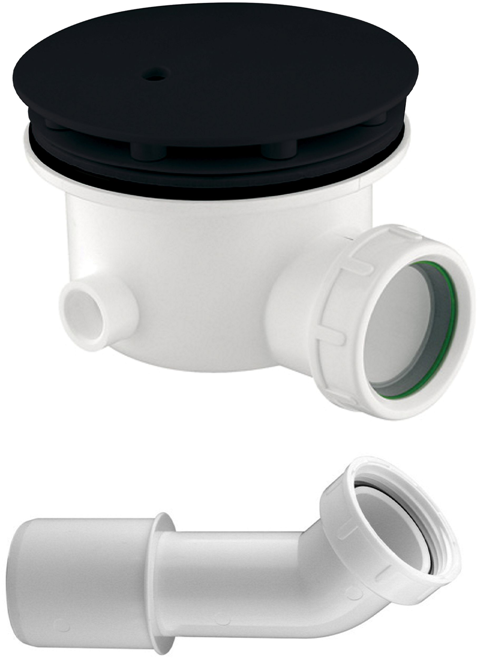 Omnires CGS syfon do brodzika czarny mat ST6590.43+ST45XBL