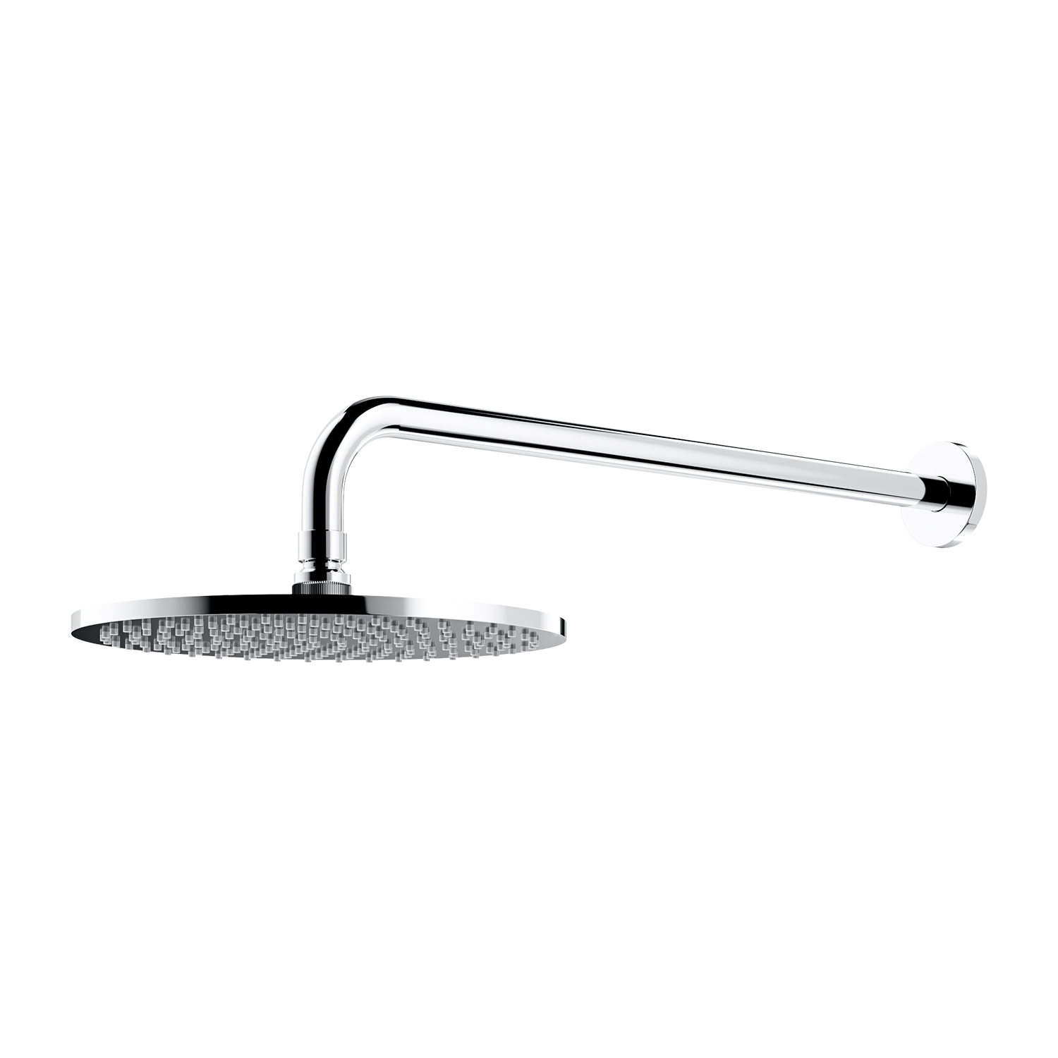 Omnires Slimline deszczownica 25 cm okrągła z ramieniem ściennym chrom WGSET1CR