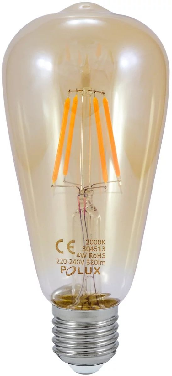 Goldlux VintageAmber żarówka LED 4W 2000 K E27 304513