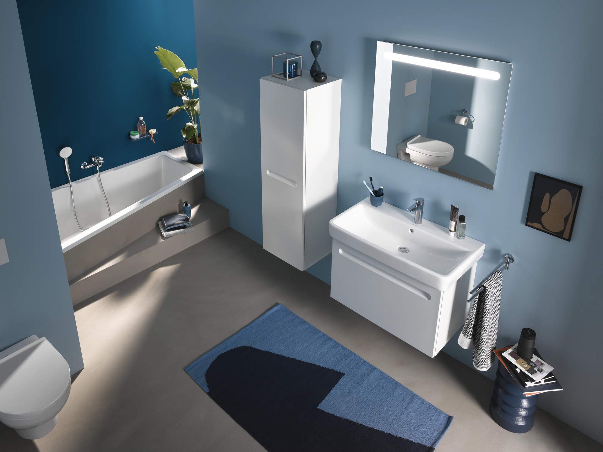 Duravit No.1 szafka 74 cm podumywalkowa wisząca biały mat N14383018180000