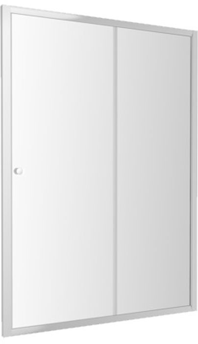 Omnires Bronx drzwi prysznicowe 140 cm chrom/szkło przezroczyste S2050140CRTR
