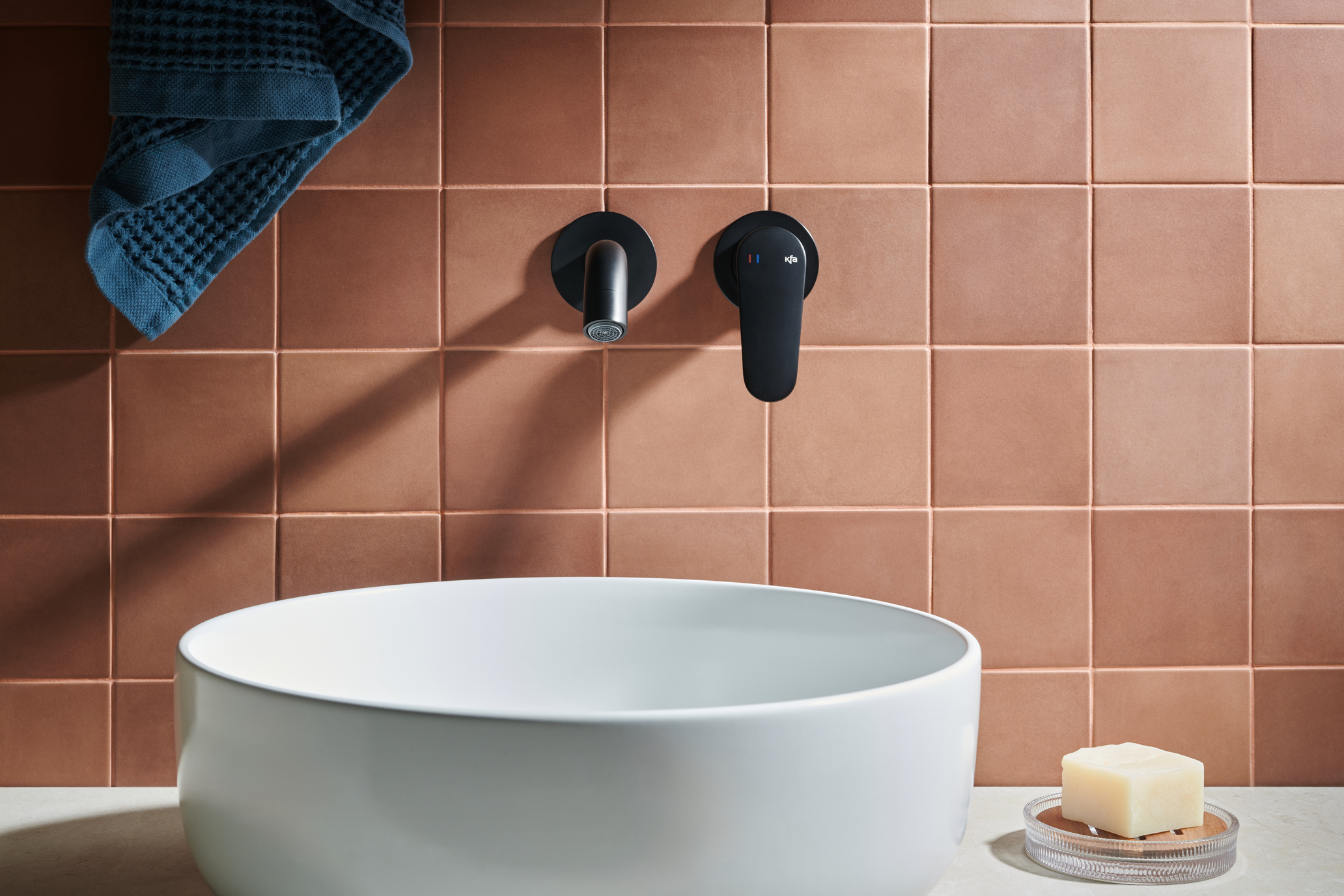 KFA Armatura Otava Black bateria umywalkowa podtynkowa czarny mat 5559-810-81 - Wysyłka w 24h