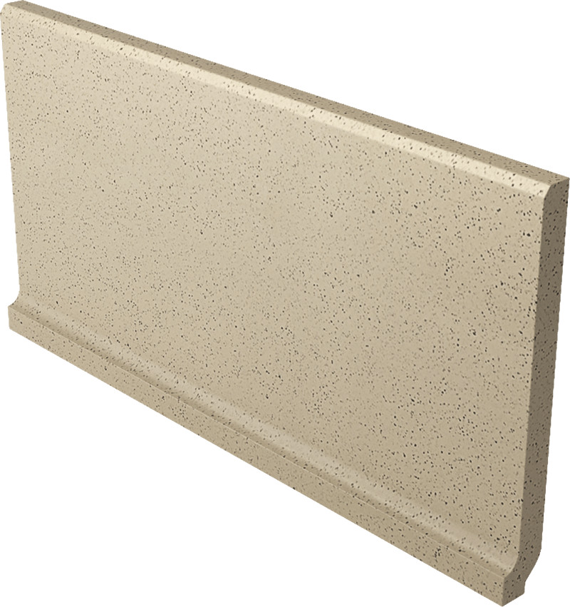 Paradyż Bazo cokół podłogowy 10x19,8 cm wywinięty sól-pieprz beżowy mat