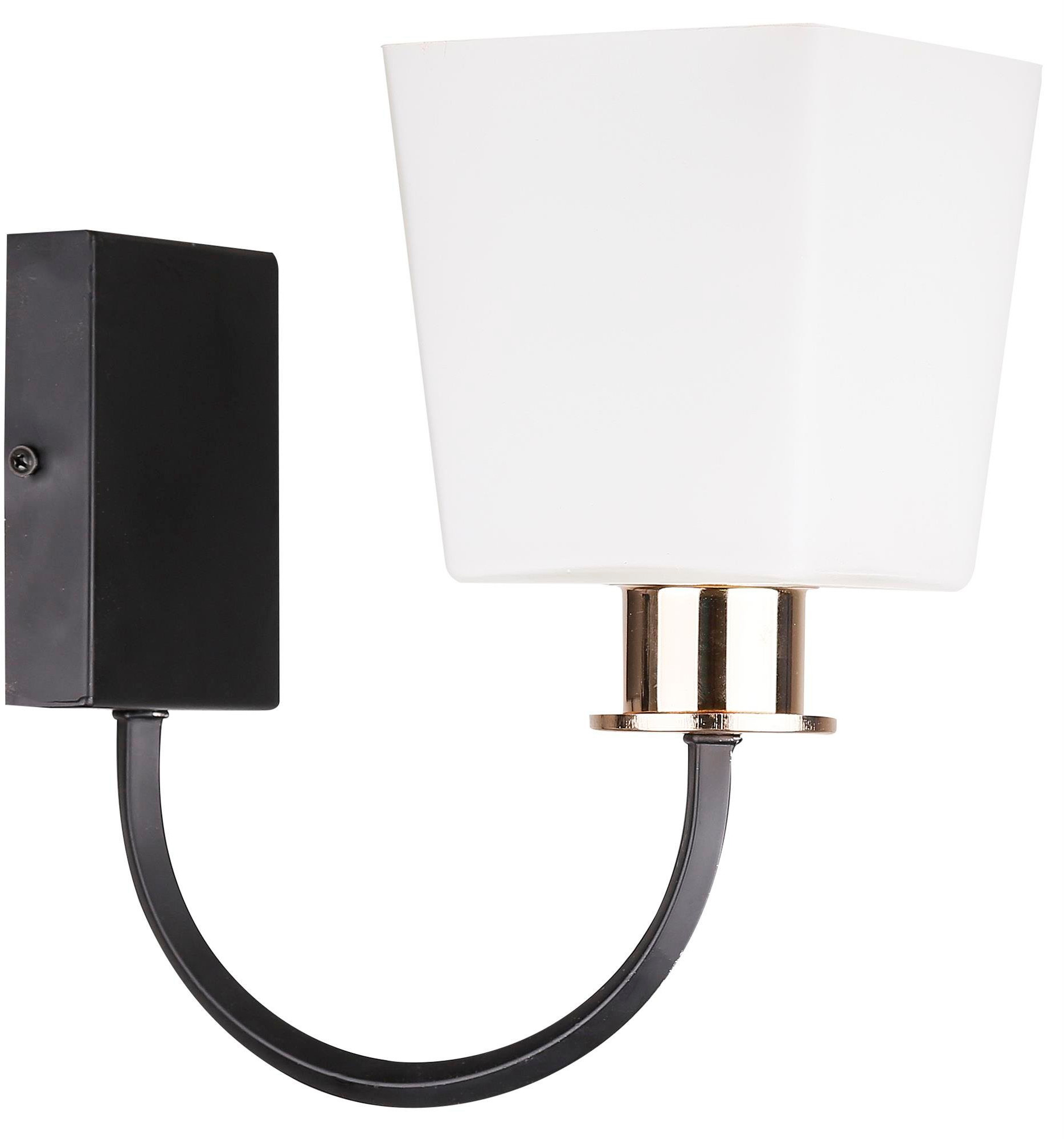 Candellux Schubert kinkiet 1x40W czarny/złoty 21-74225