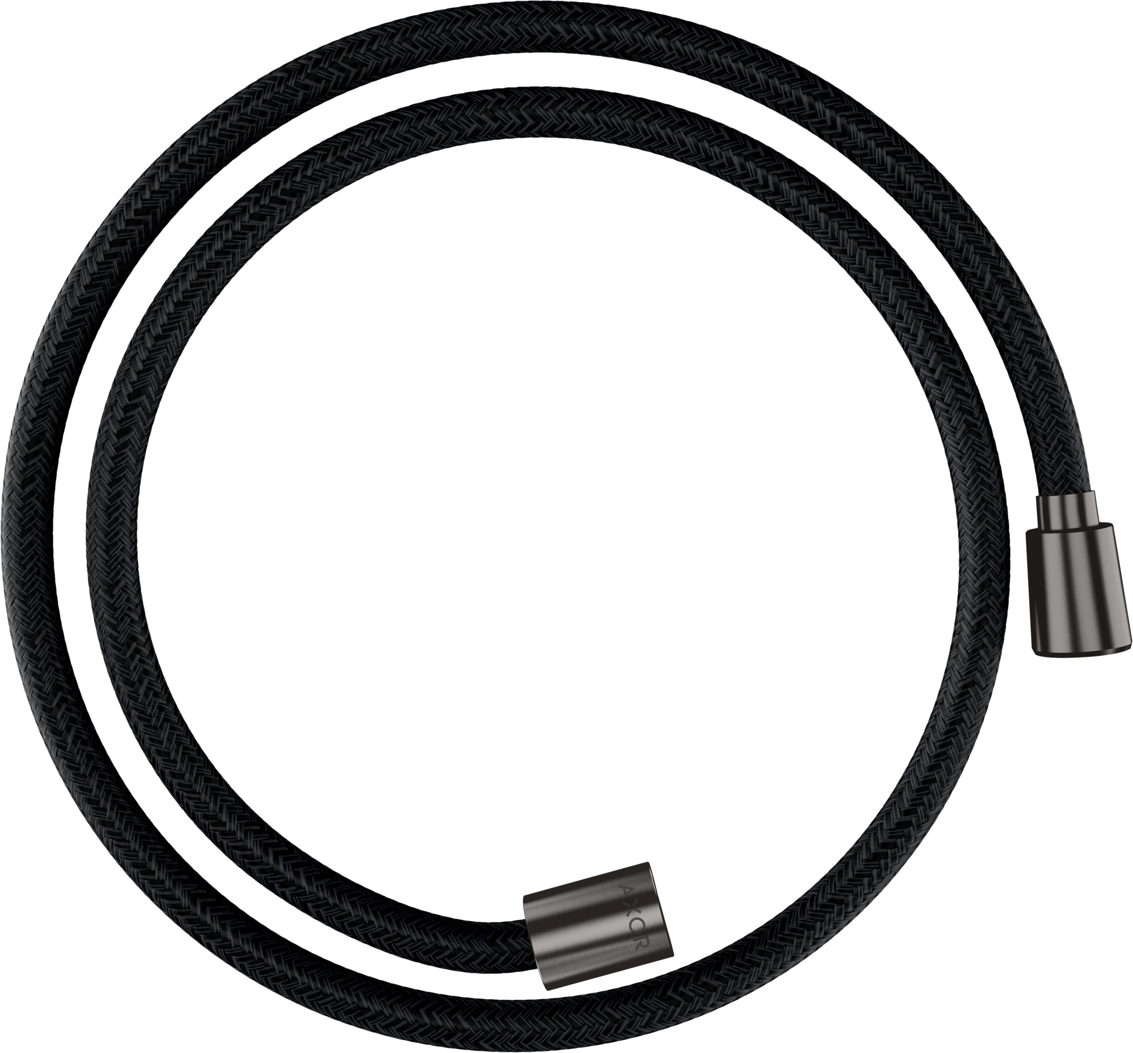 Axor ShowerSolutions wąż prysznicowy 125 cm czarny chrom szczotkowany 28227340