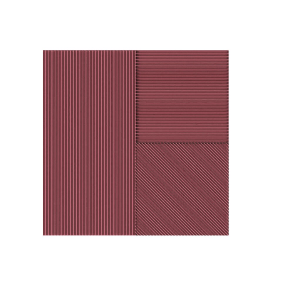 Peronda Harmony Lins Bordeaux płytka ścienna 20x20 cm czerwona