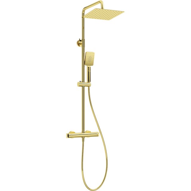 DEANTE Deszczownica THERM gold z baterią prysznicową termostatyczną N