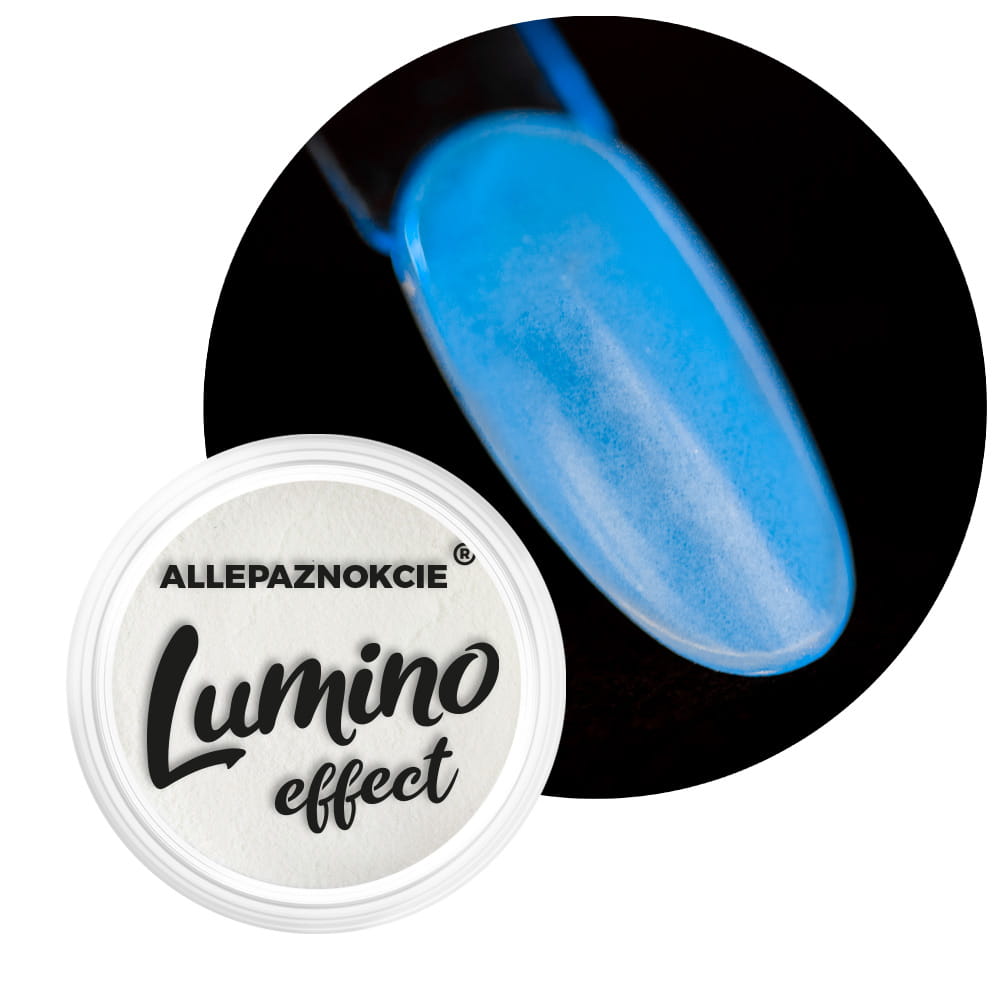 Pyłek do paznokci świecący w ciemności Lumino Effect Allepaznokcie Nr 3