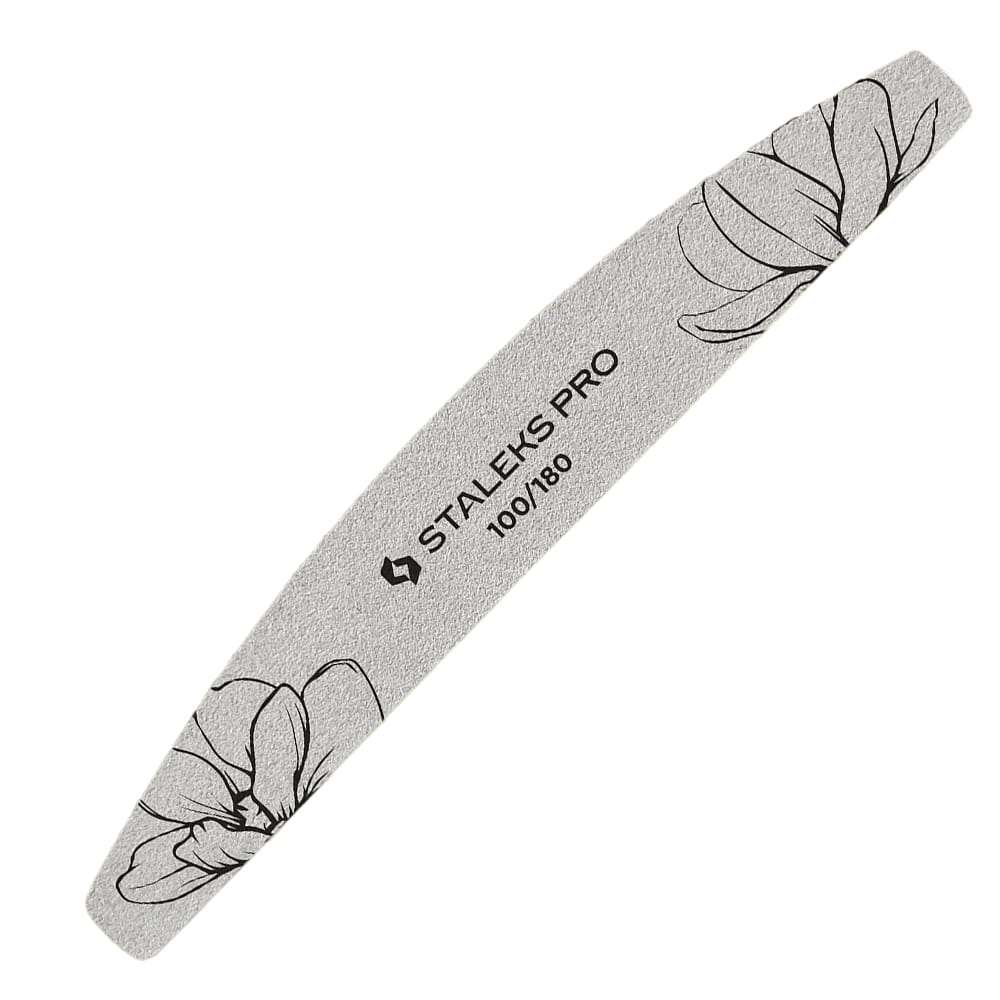 Pilnik mineralny do paznokci łódka półksiężyc 100/180 Staleks Expert 40 25 szt