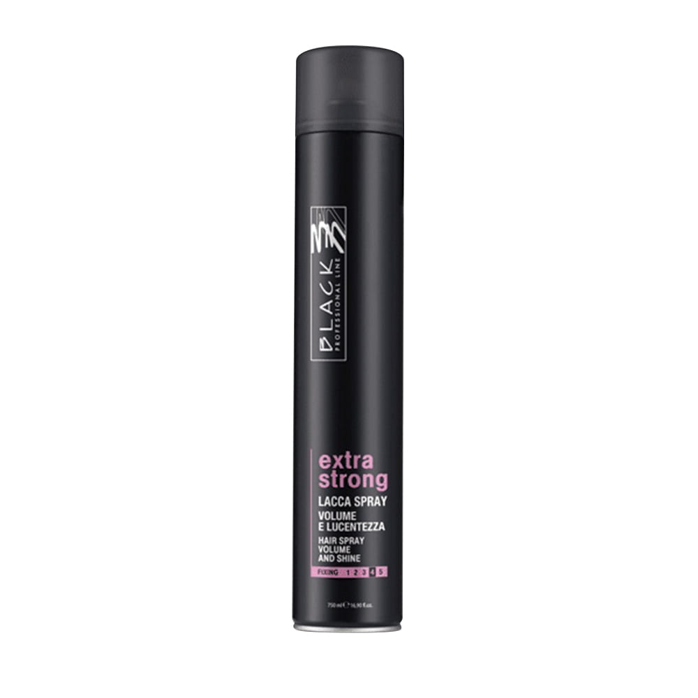 WYPRZEDAŻ 11 Lakier do włosów bardzo mocny Allwaves Black Extra Strong 750 ml