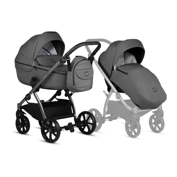 Tutis Uno5+ - wózek głęboko-spacerowy 2w1-Essential Collection 145 Canella