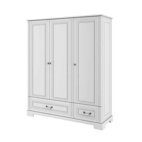 Bellamy Ines - szafa 3-drzwiowa -Elegant White